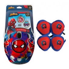 Set De Casco Con Protector Spider