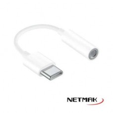 Cable Adaptador Netmak Nm-tc55 Usb A Audio 3.5 Plug Hembra Con Chip
