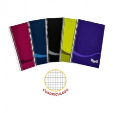 Cuaderno C/espiral 16x21 42hs Cuadriculado