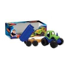 Tractor Chico C/acplado En Caja