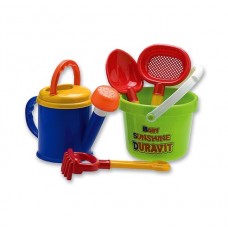 Balde Mediano Con Palita. Rastrillo Y Regadera A Granel Balde Mediano Con Palita. Rastrillo Y Regadera A Granel