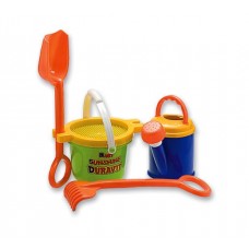 Balde Pala. Rastrillo Mediano. Colador Y Regadera